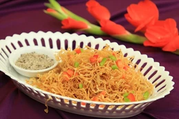 Món chay: Nấm kim châm chiên giòn xóc muối tiêu